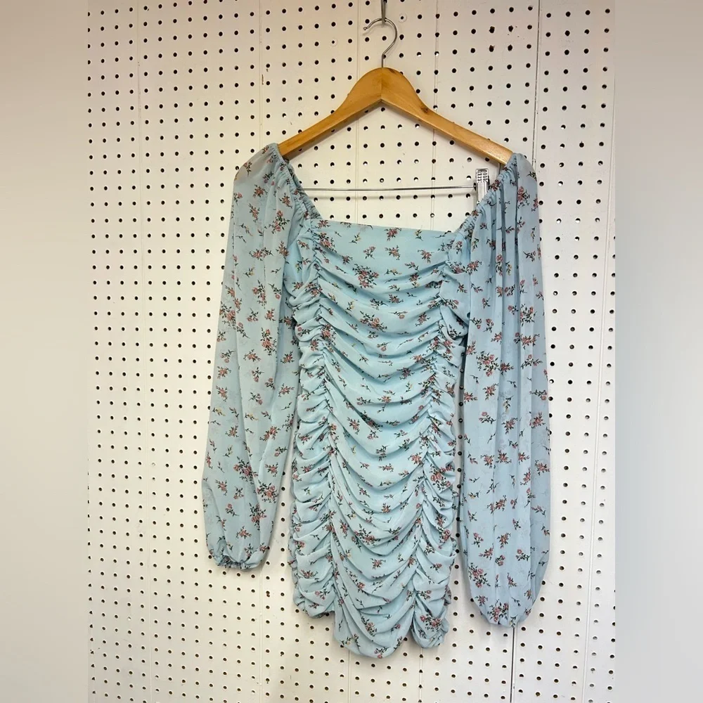More To Come Jaliyah Floral Print Mini Dress